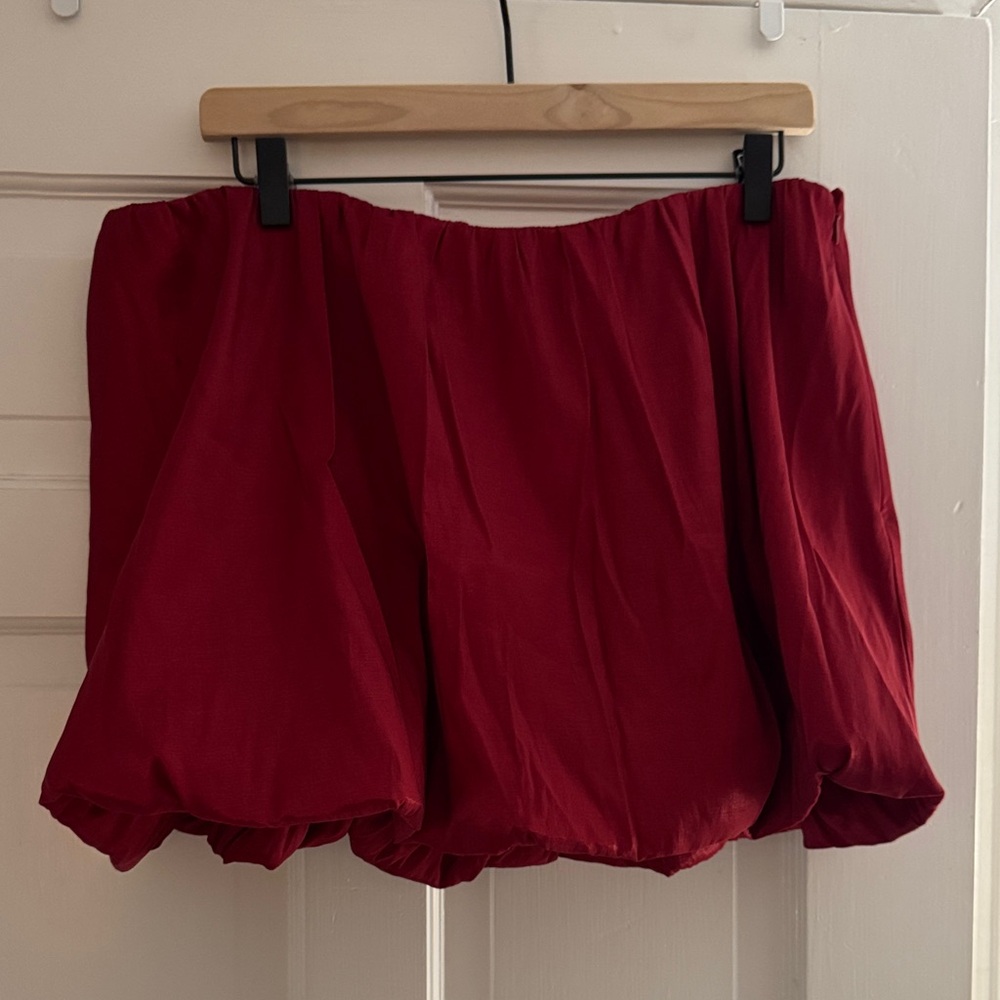 Abercrombie & Fitch Red Mini Skirt